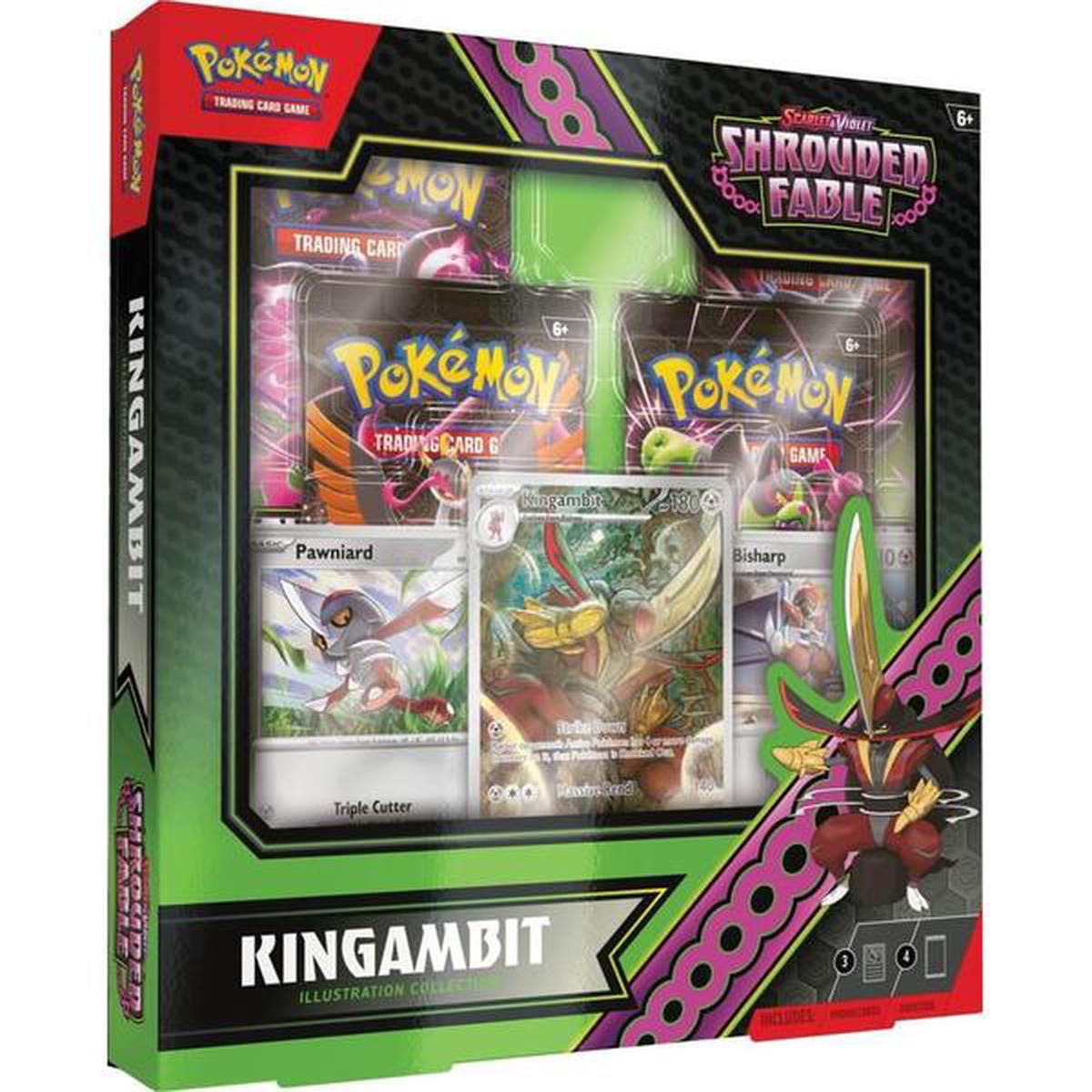 Pokemon - TCG - Scarlet & Violet 6.5 Shrouded Fable Kingambit Illustration Collection