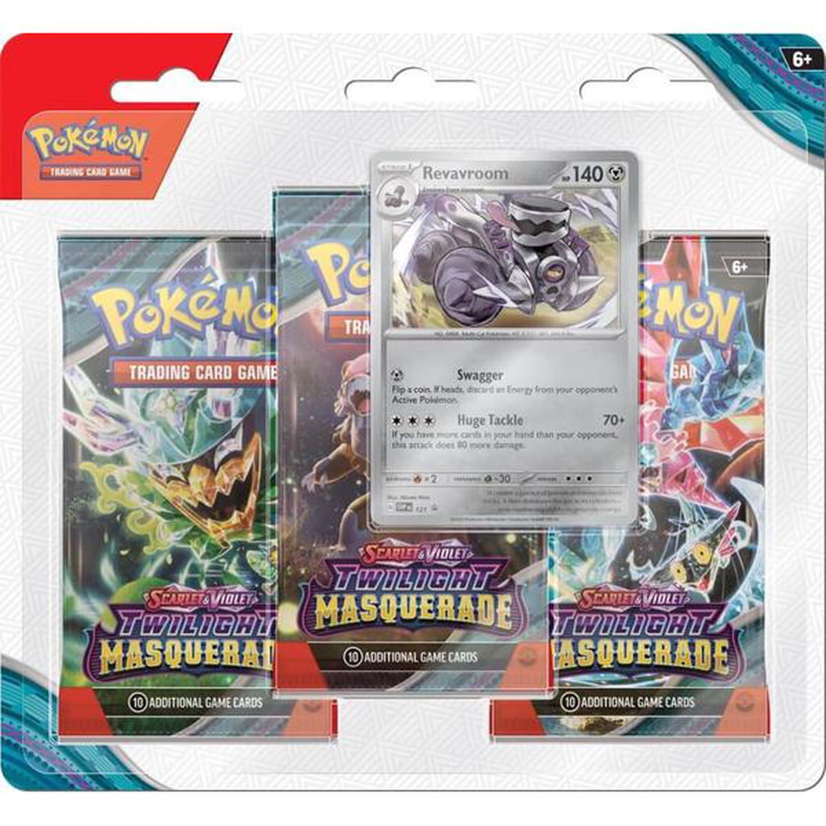 Pokemon – TCG – Scarlet & Violet 6 Twilight Masquerade Three Booster Blister