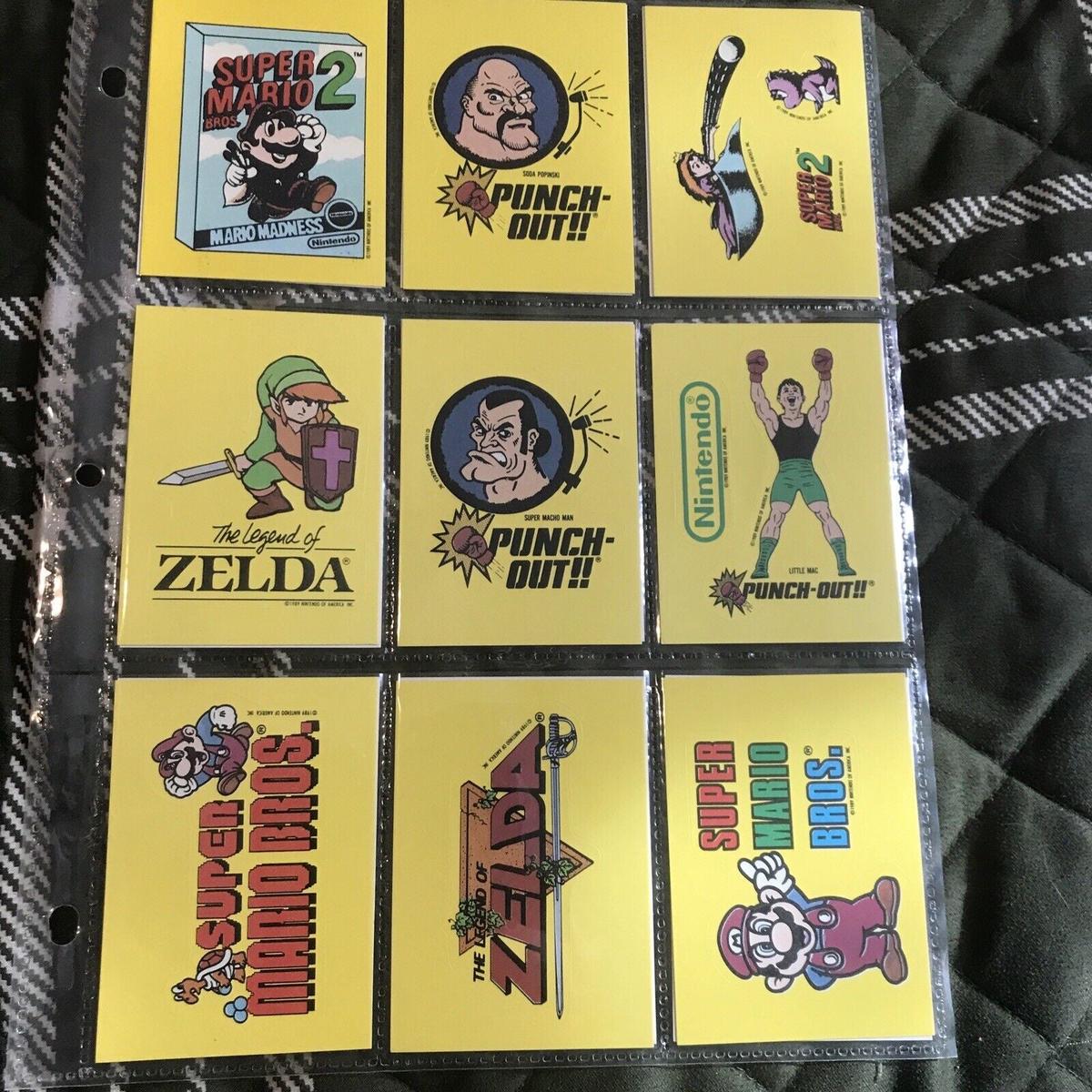 $5 Misc 1989 Topps Nintendo Game Pack Card Mario Bros. Zelda Punch-Out Double Dragon Game Tip Stickers (1 Card/Sticker Picked at Random, May Not Be Pictured)