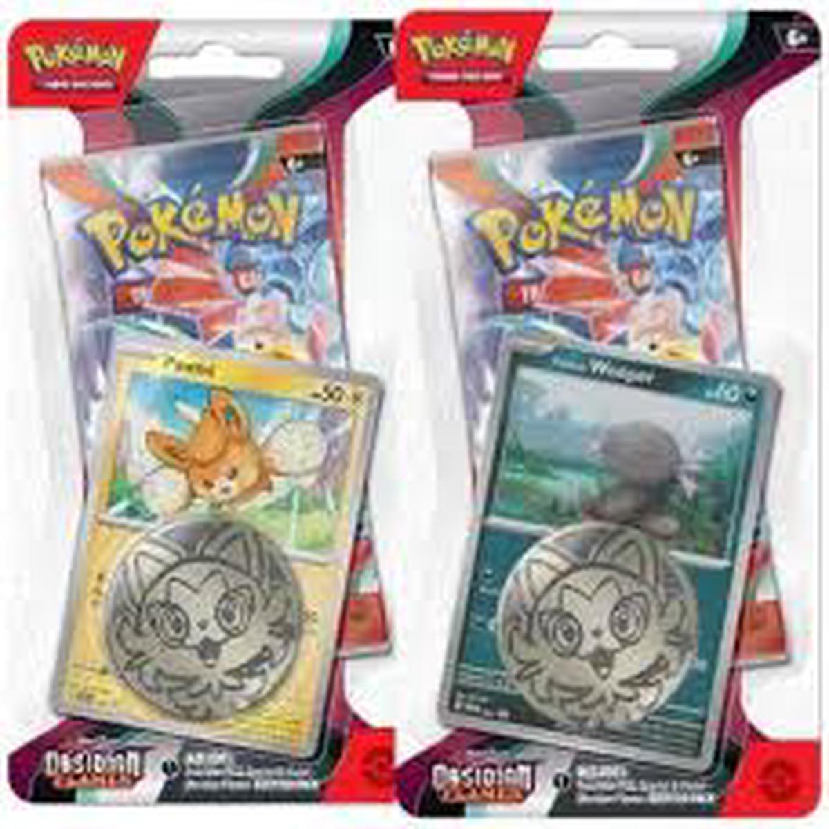 Pokemon TCG: Scarlet & Violet – Obsidian Flames Checklane Blister Packs (Pawmi and Wooper