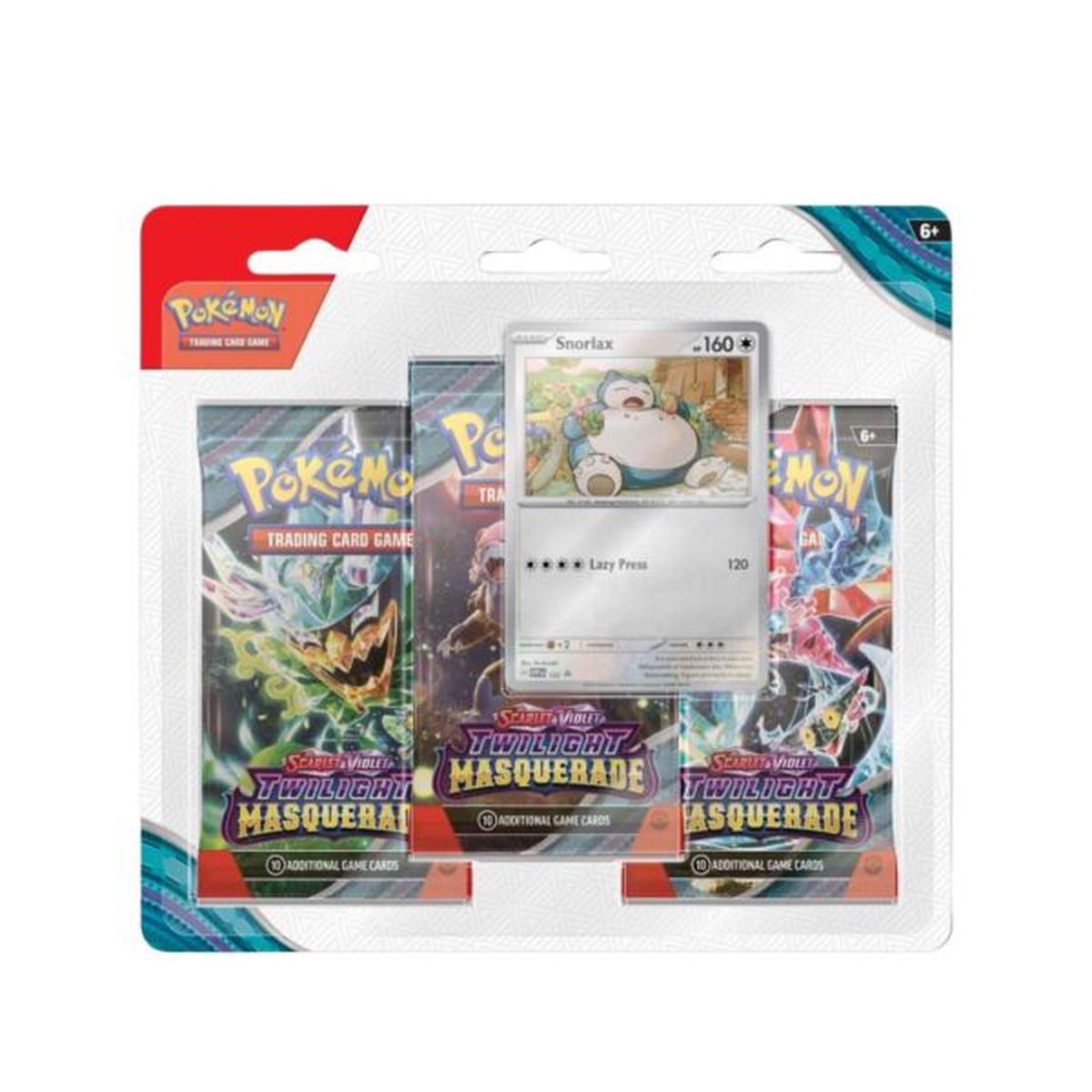 Pokemon Scarlet & Violet SV06- Twilight Masquerade 3 Pack Blister