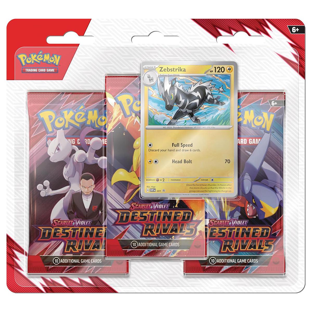 Pokmon TCG: Scarlet & Violet: Destined Rivals 3 Pack Blister
