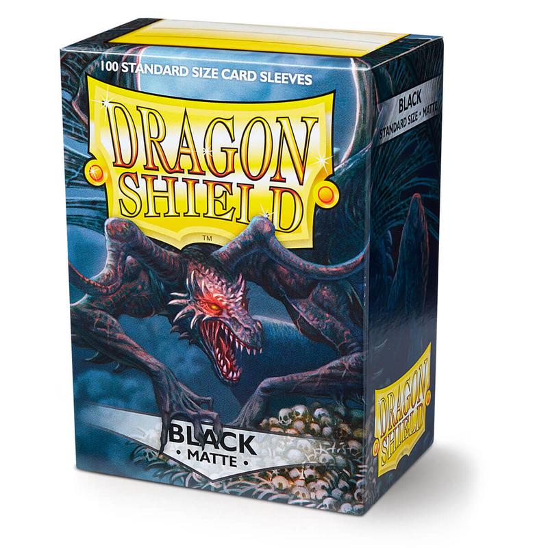 Dragon Shield AT-11002 Sleeves (100) Black Matte