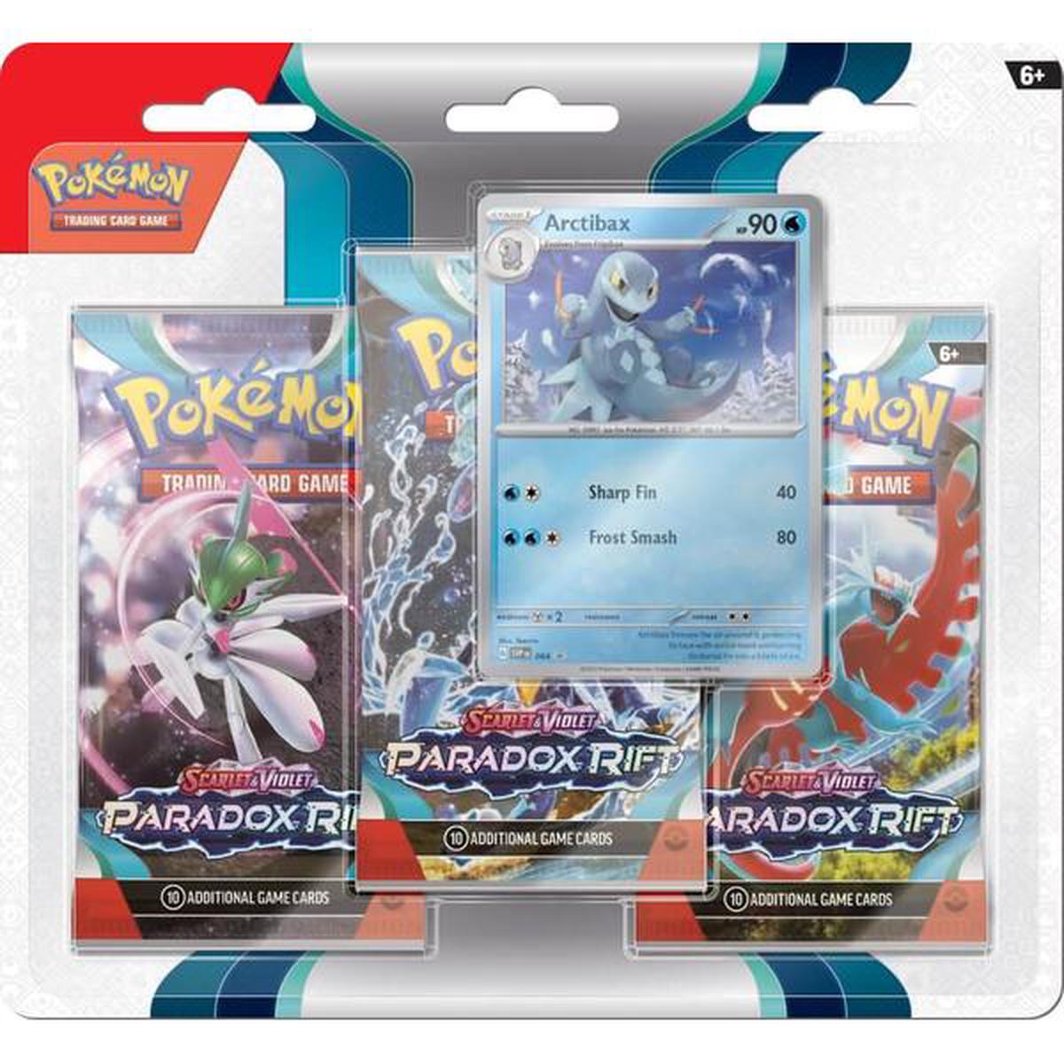 Pokemon – TCG – Scarlet & Violet 4 Paradox Rift Three Booster Blister