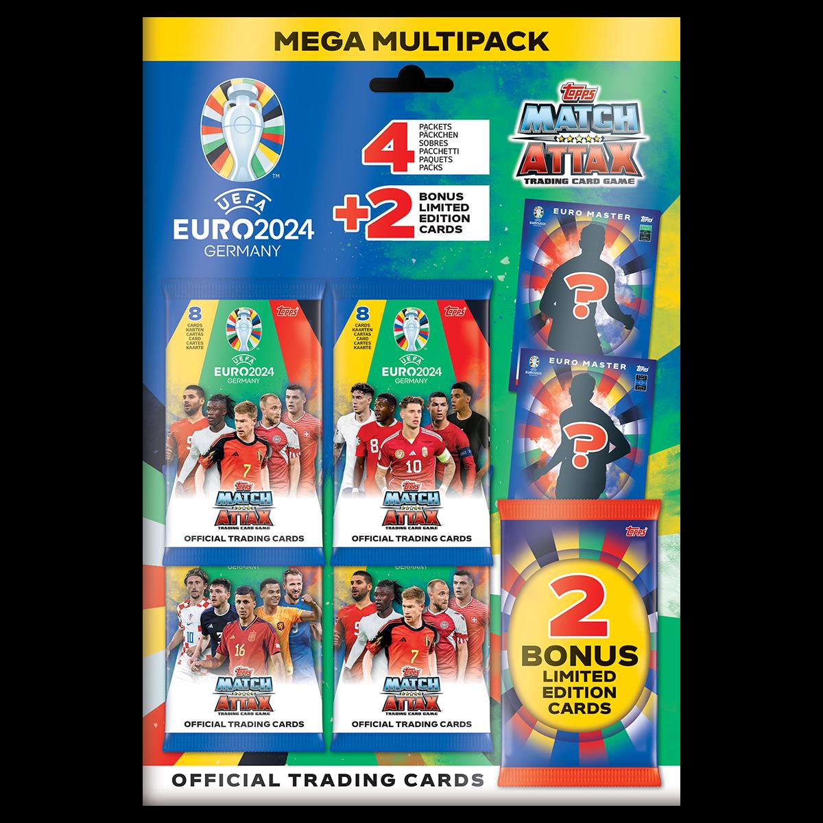 Topps Match Attax EURO 2024 Trading Cards Mega Multipack