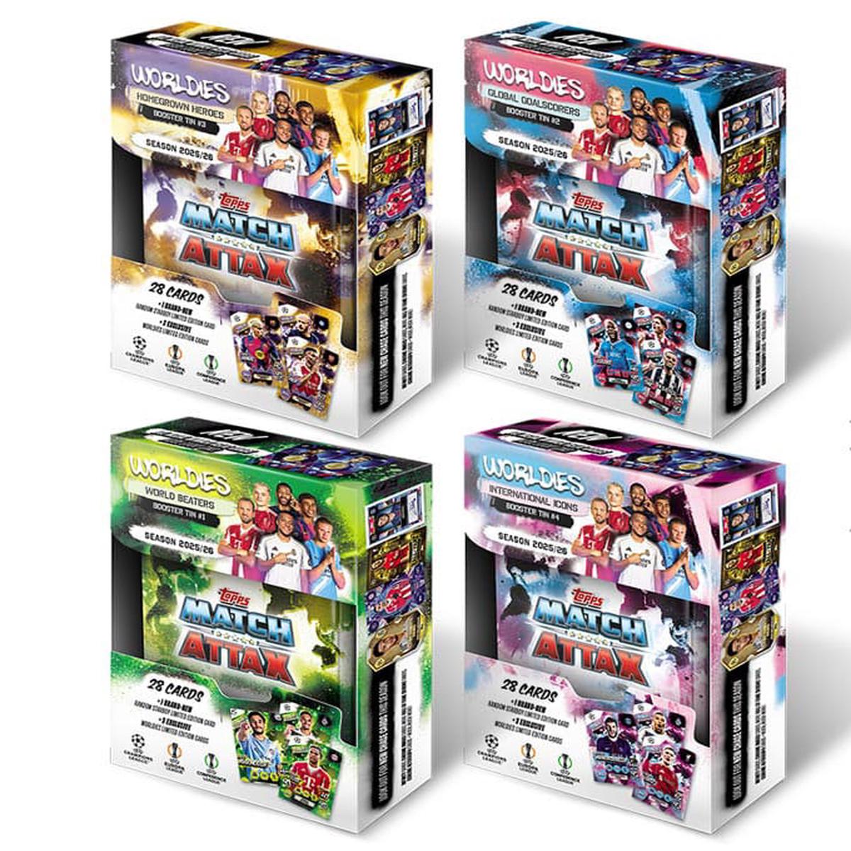 UEFA Champions League Match Attax Trading Cards 2025/26 Mini Tin *German Version*