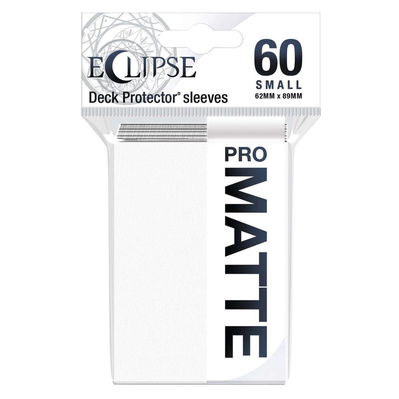 Ultra Pro 15636 Eclipse Matte Small Sleeves: Arctic White