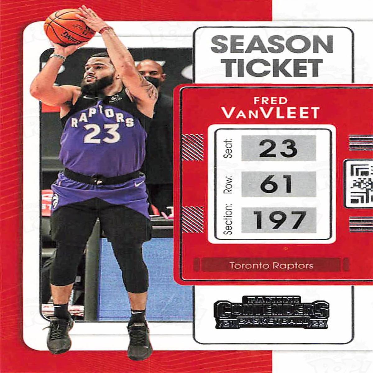 2021-22 Panini Contenders Season Ticket Fred Vanvleet