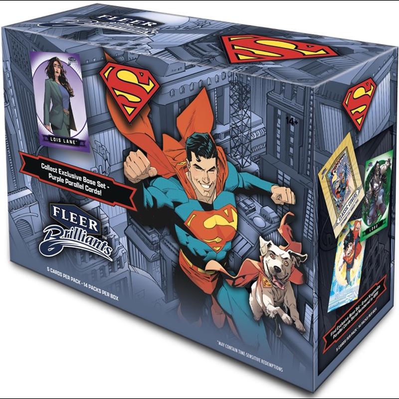 2025 Upper Deck Fleer Brilliants Superman Mega Box (Canada Only)