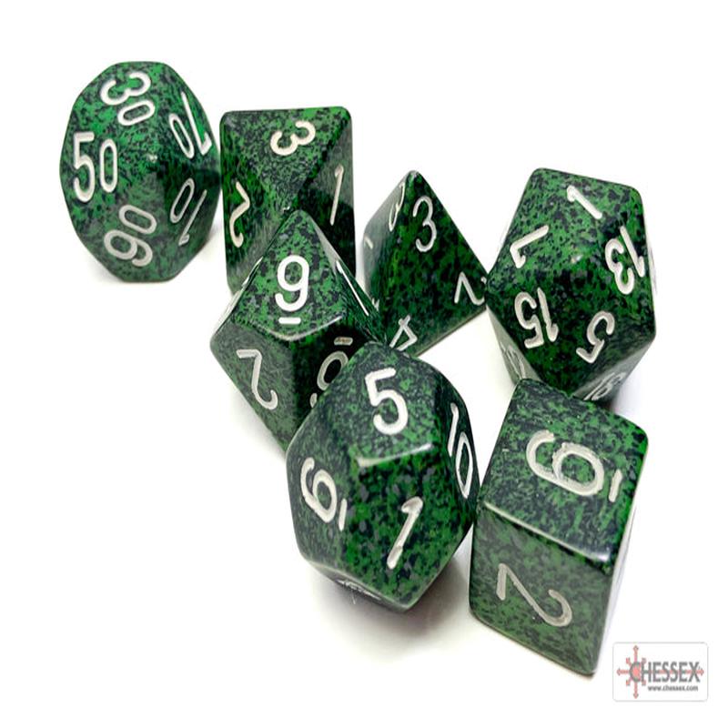 Chessex 25325 Recon Speckled Polyhedral 7-Die Set
