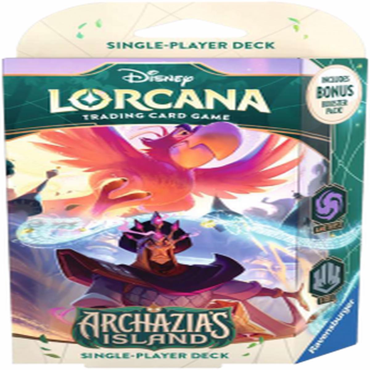 Disney Lorcana Archazia s Island Single Player Deck Amethyst & Steel