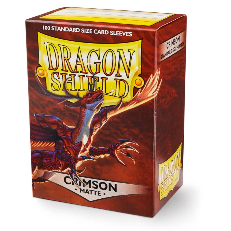 Dragon Shield AT-11021 Sleeves (100) Crimson Matte