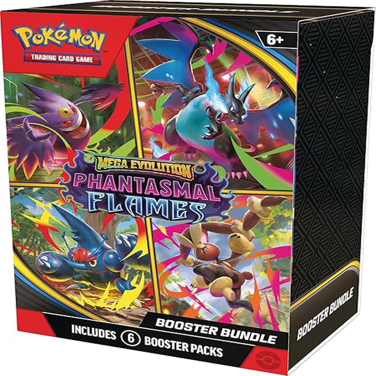 Pokmon TCG Mega Evolution Phantasmal Flames Booster Bundle