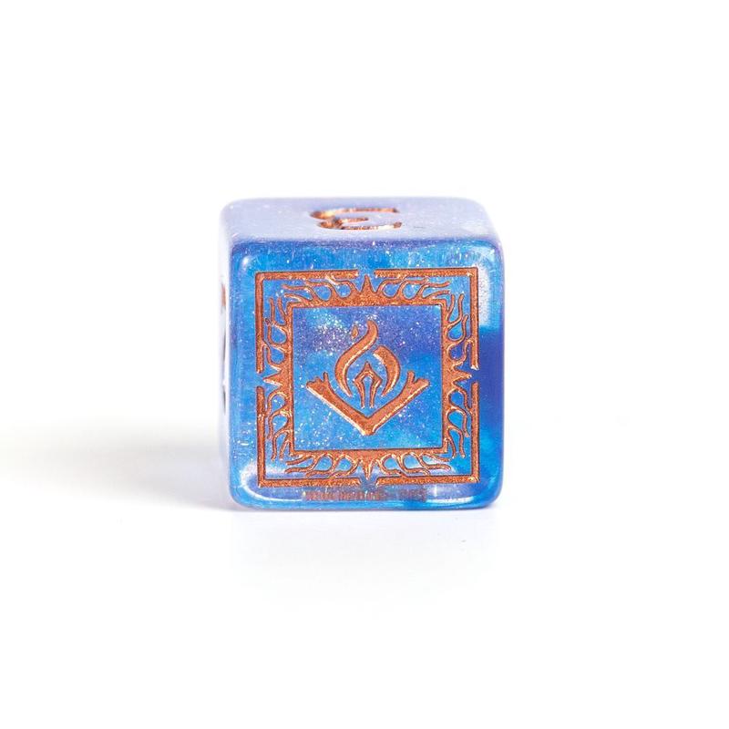 Sirius DZ2002-06 Dice D&D Adventure Dice Cleric Green