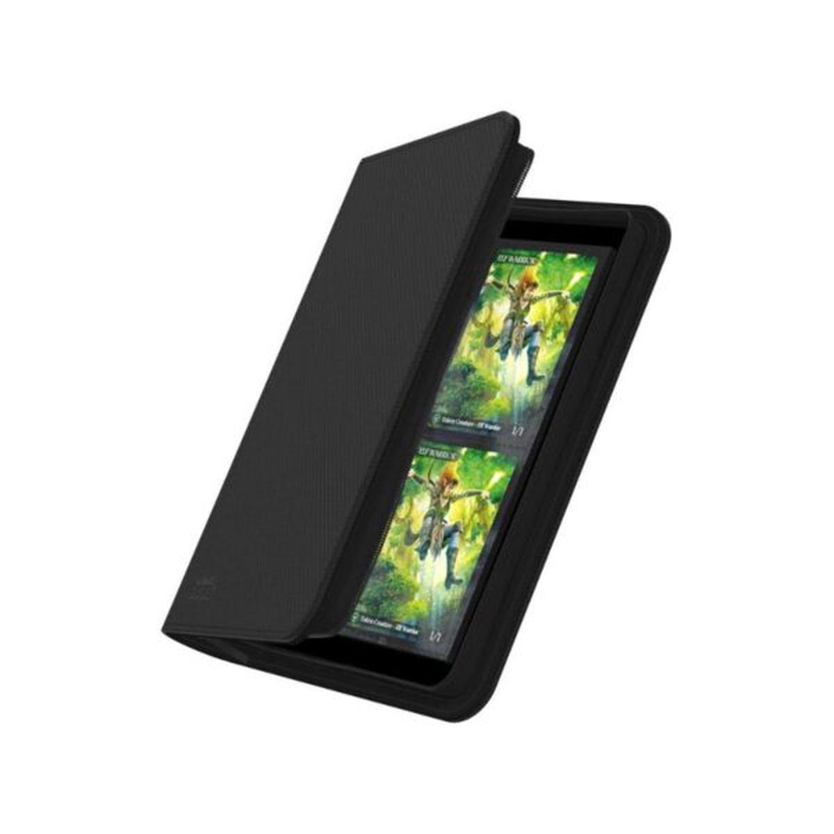 Ultimate Guard Zipfolio 160 8 Pocket Xenoskin Black  UGD010351