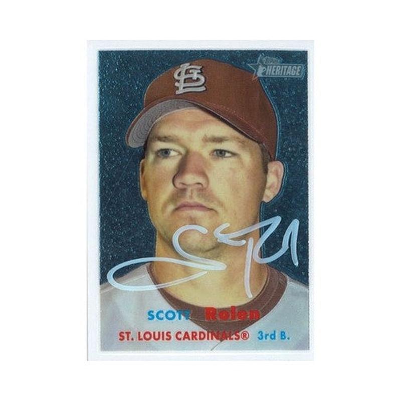 2006 Topps Heritage Chrome Scott Rolen Autograph #1708/1957 (CX Auth)