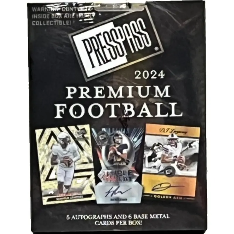 2024 Leaf Press Pass Premium Football Hobby Box