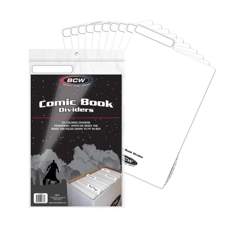 BCW / Monster 1-CD-WHI Comic Divider Pack 25ct White