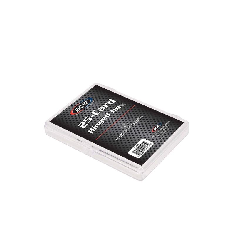 BCW / Monster 1-HB25 Hinged Box (25) Clear