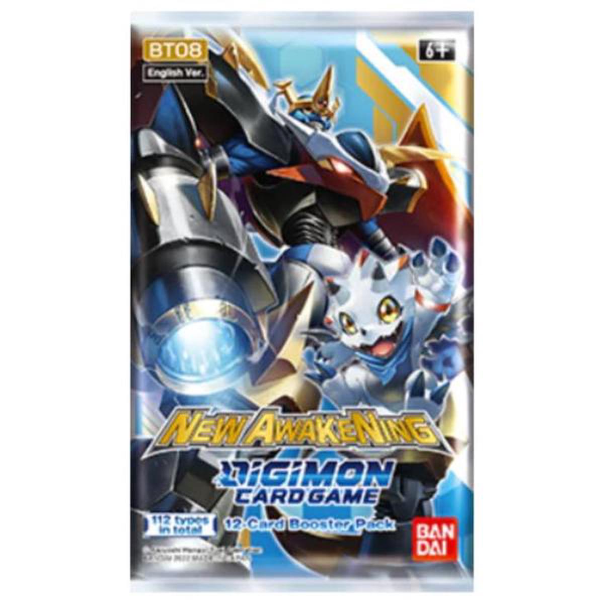 Digimon Card Game Series 08 New Awakening BT08 Booster Pack