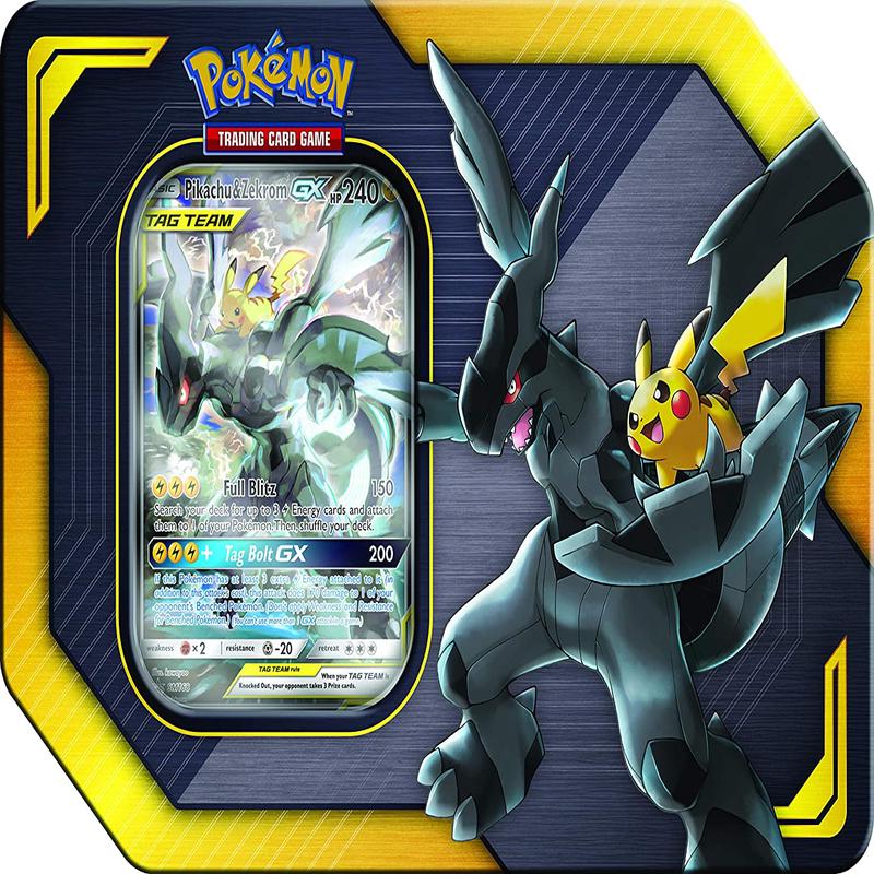 TCG - POKEMON TAG TEAM TIN PIKACHU & ZEKROM
