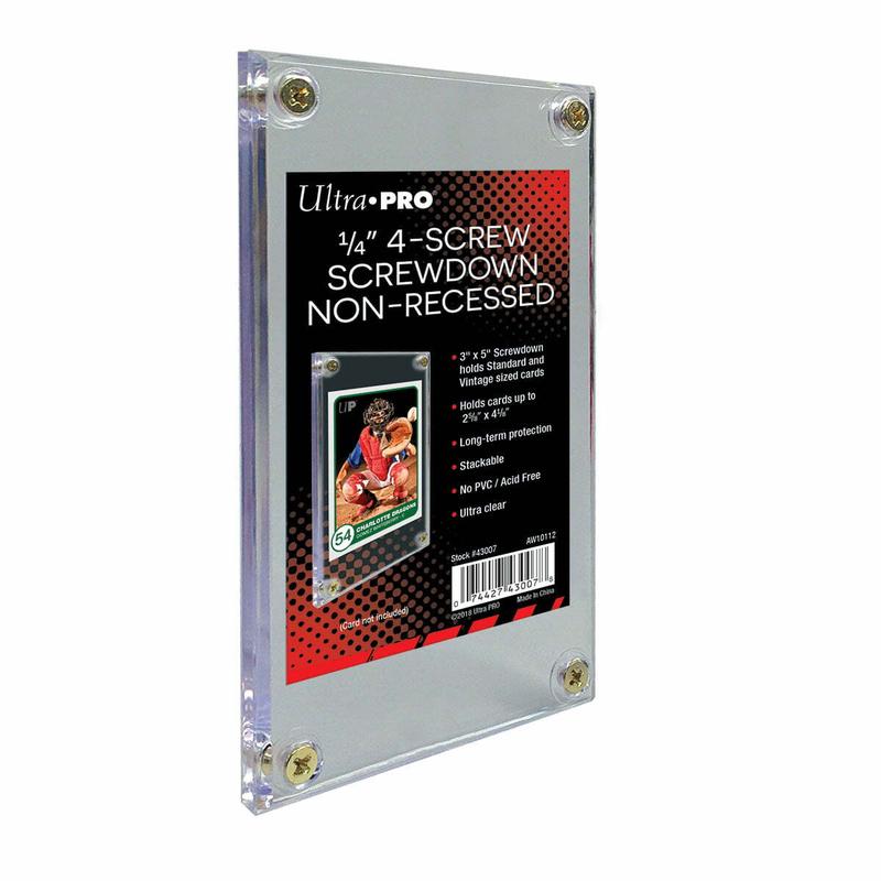 Ultra Pro 43007 1/4" Screwdown Non-Recessed Holder