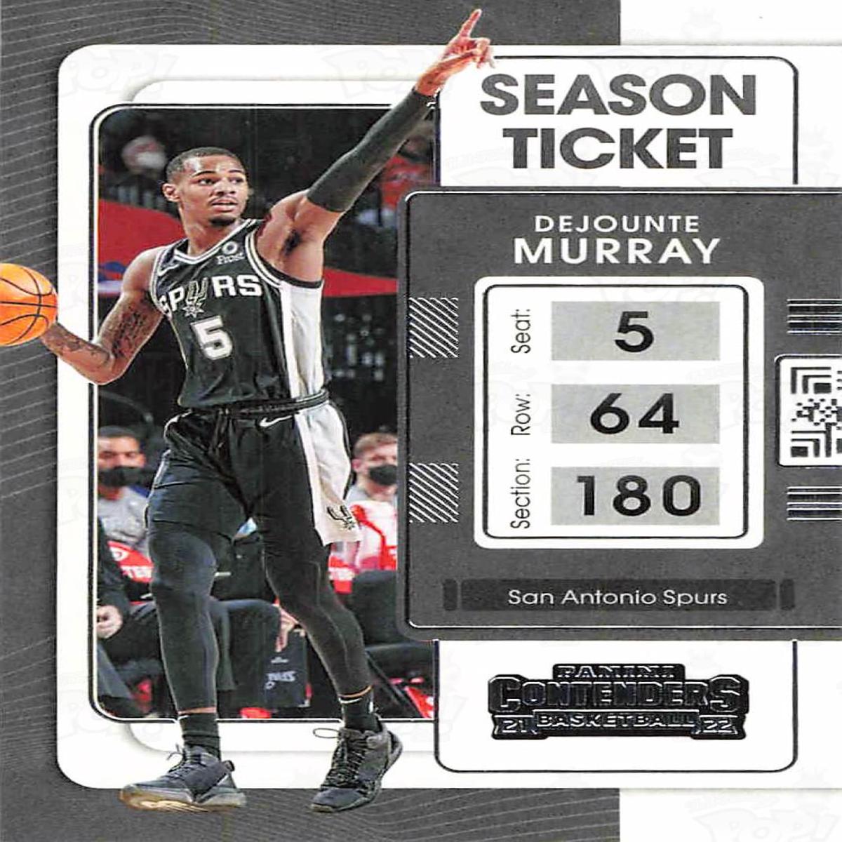 2021-22 Panini Contenders Season Ticket Dejounte Murray