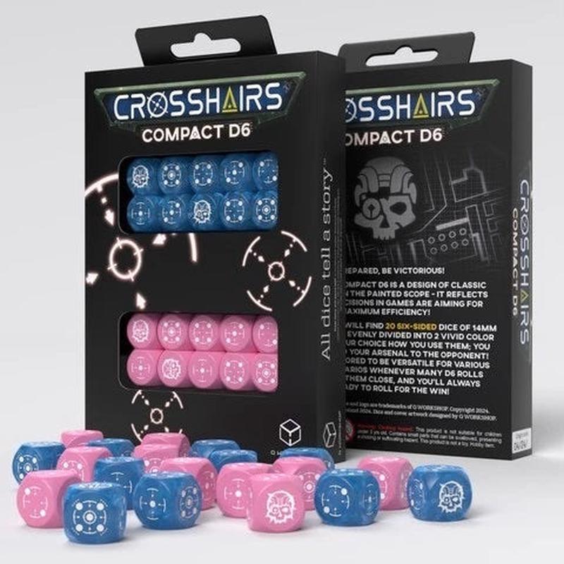 Q Workshop STCA02 Crosshairs Compact D6: Blue&Pink