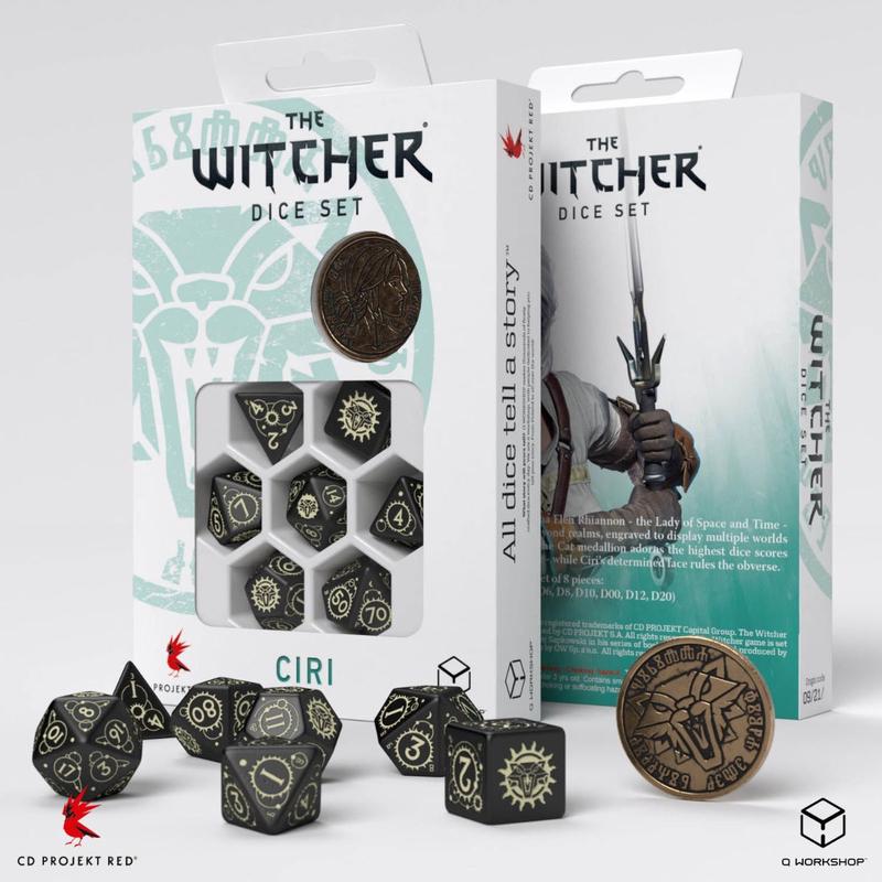Q Workshop SWCI03 The Witcher Dice Set. Ciri The Zireael