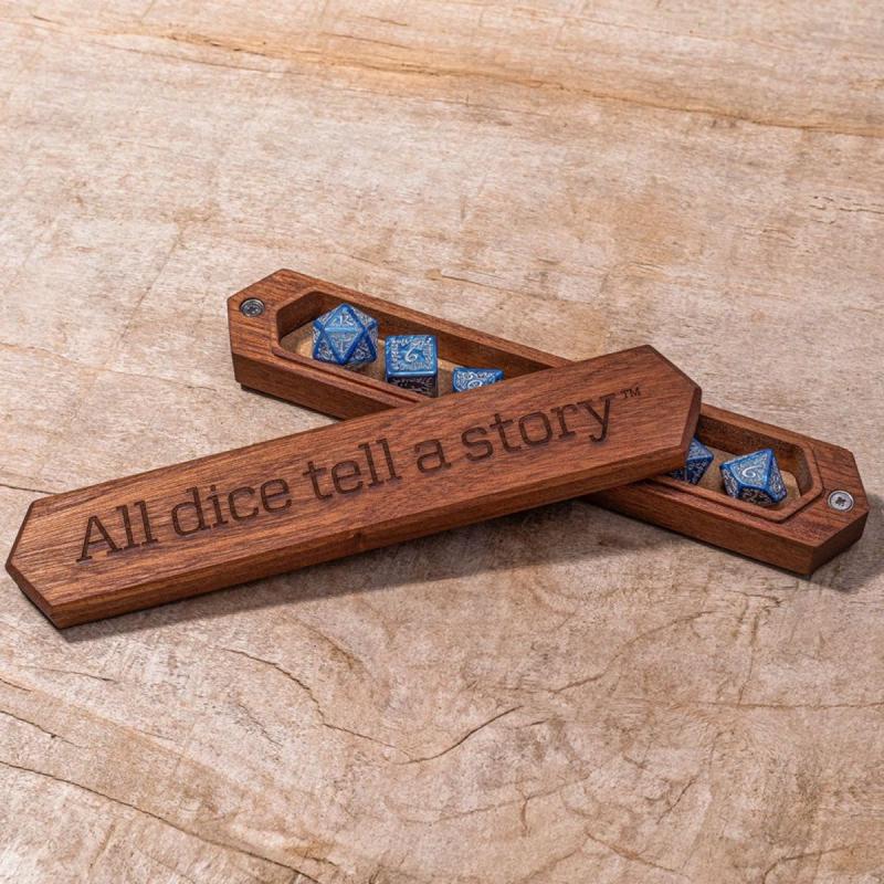 Q Workshop WAALL02 RPG Dice Box ALL DICE Sapelli