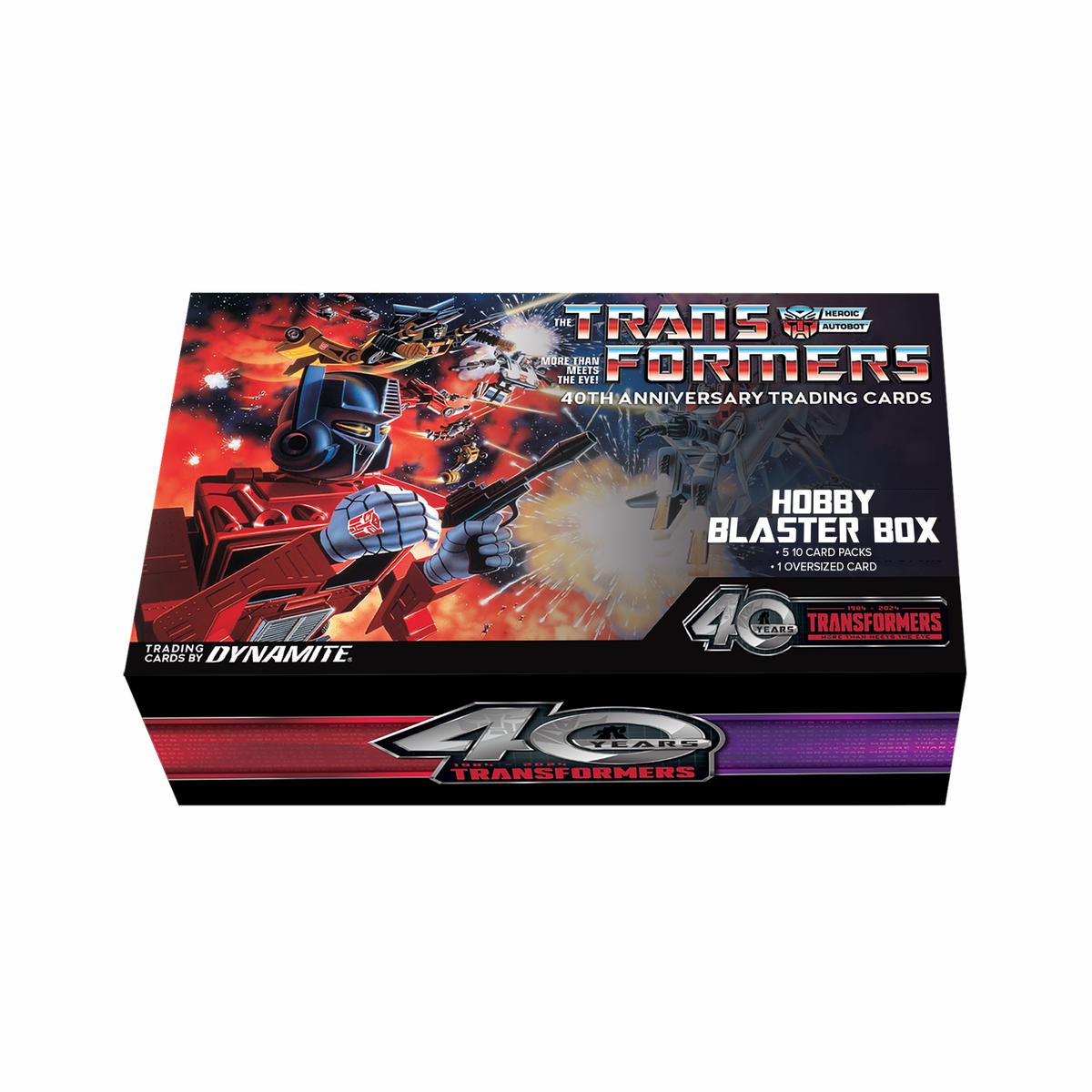 2024 Transformers 40th Anniversary Trading Cards Blaster Box