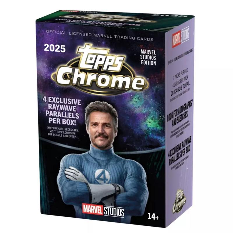 2025 Topps Chrome Marvel Studios Blaster Box