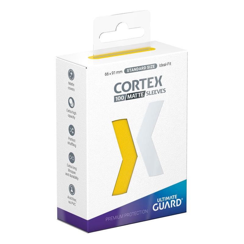 Ultimate Guard Cortex Sleeves Standard Size Matte Yellow (100) Ultimate Guard