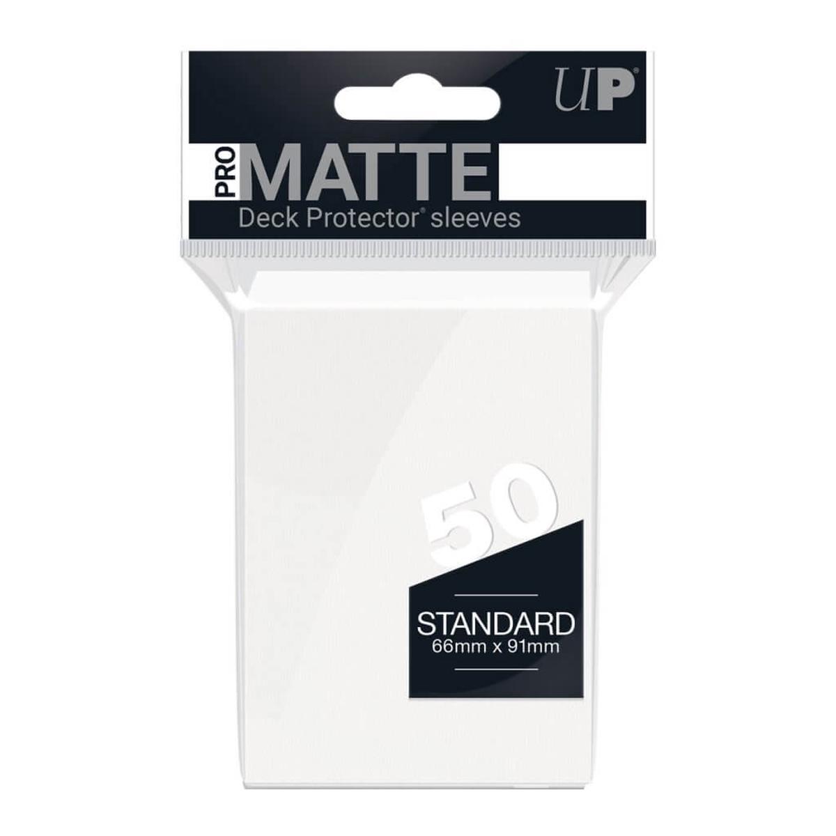 Ultra Pro Pro-Matte Standard Deck Protector Sleeves 50 pack (White)