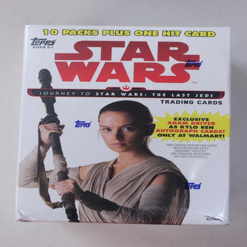 2017 Topps Star Wars Journey to the Last Jedi Blaster Box - Walmart Exclusive (10 Packs Per Box)