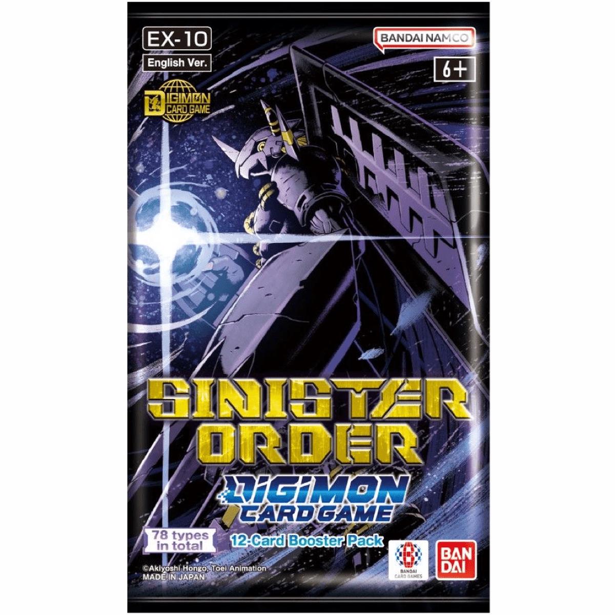 Digimon Card Game - Sinister Order [EX-10] Booster Pack