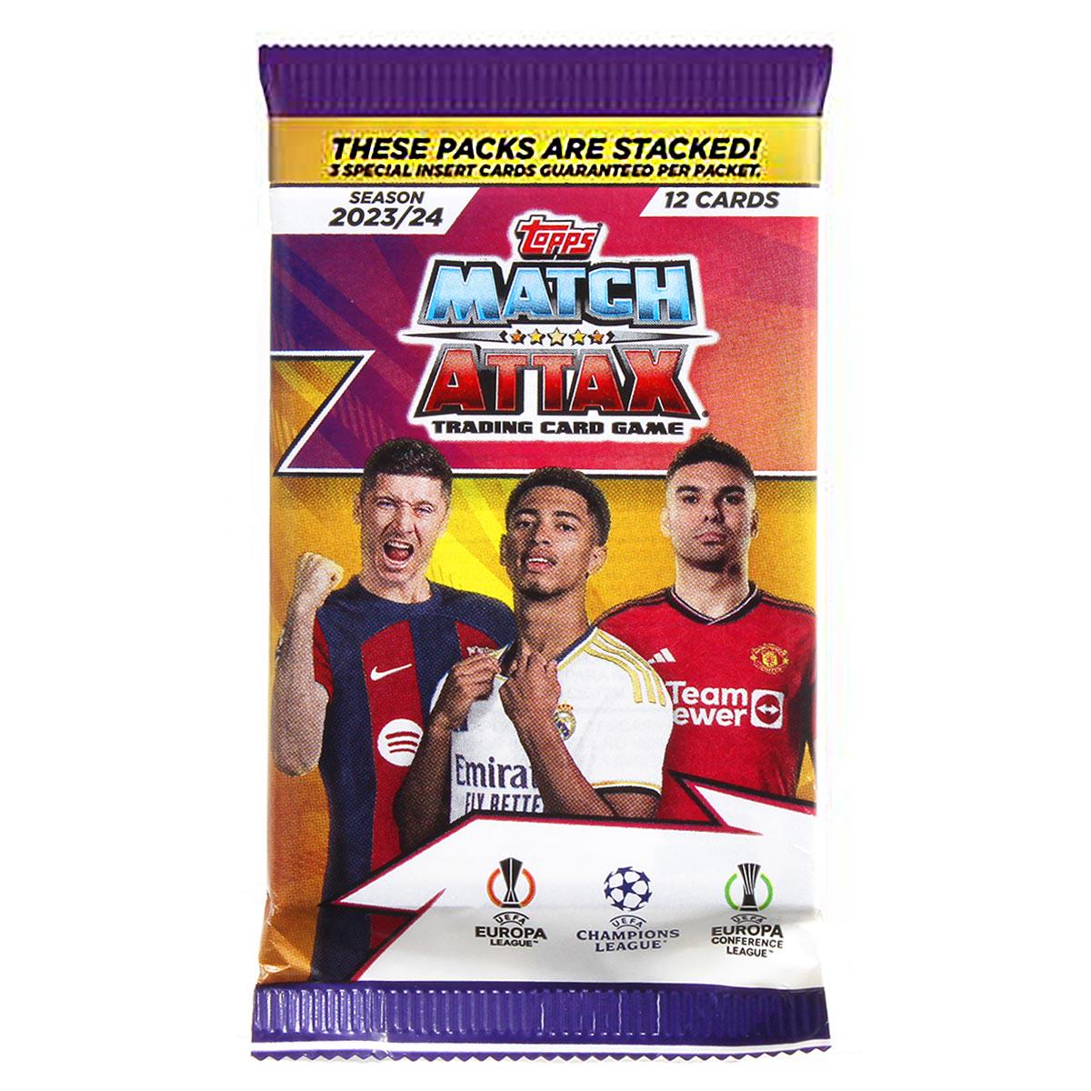 Topps Match Attax Trading Card Game 2023/24 UEFA Single Pack