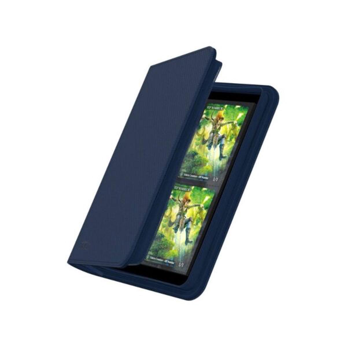 Ultimate Guard Zipfolio 160 8 Pocket Xenoskin Blue  UGD010354