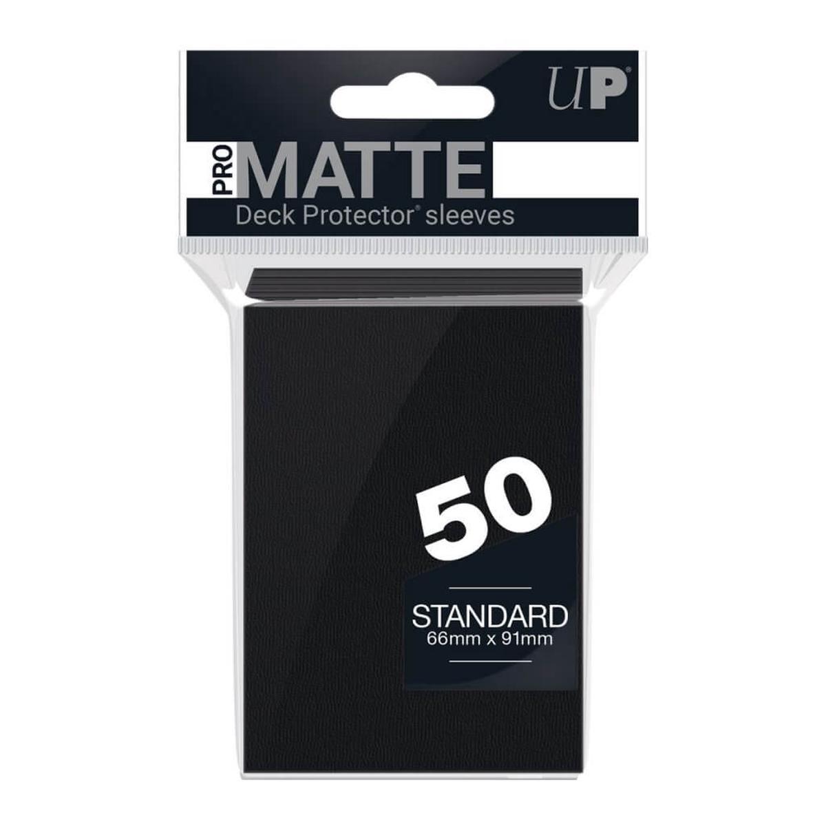 Ultra Pro Pro-Matte Standard Deck Protector Sleeves 50 pack (Black)