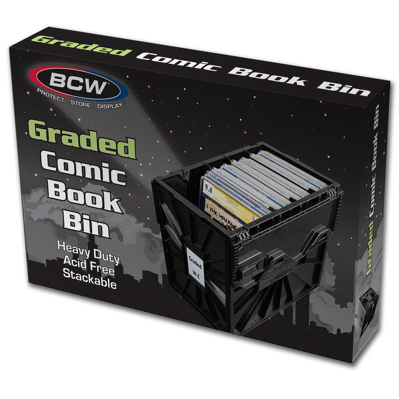 BCW / Monster 1-CBB-GC-BLK Comic Bin Graded Black