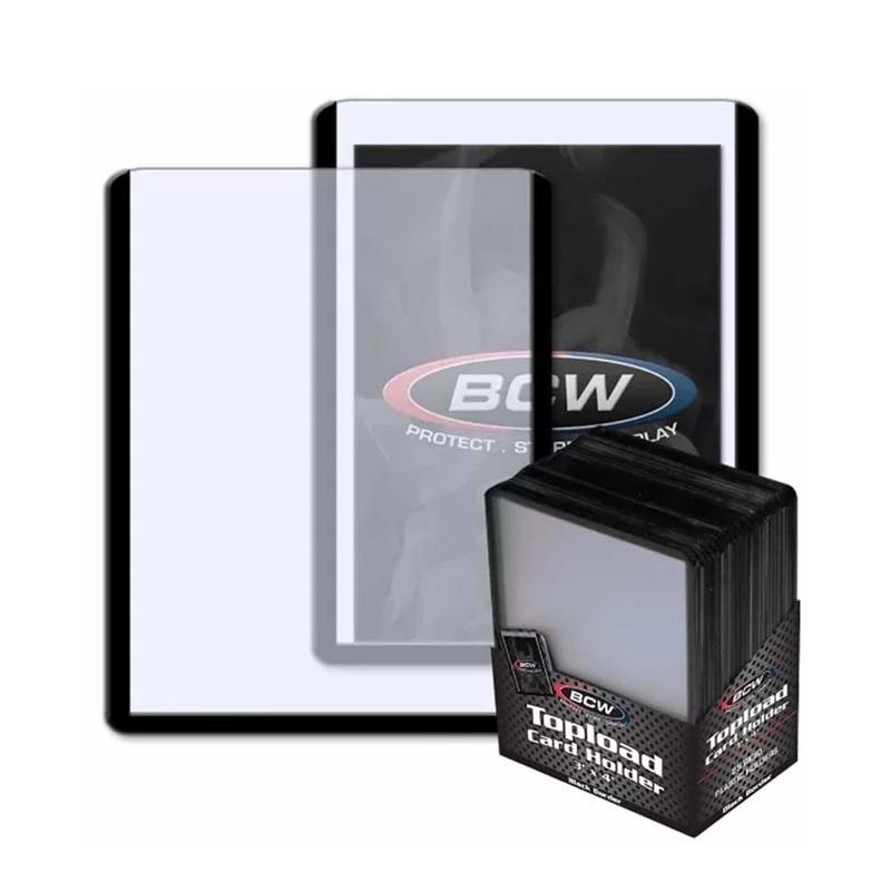 BCW / Monster 1-TLCH-BK 3x4 Topload Card Holder Black Border