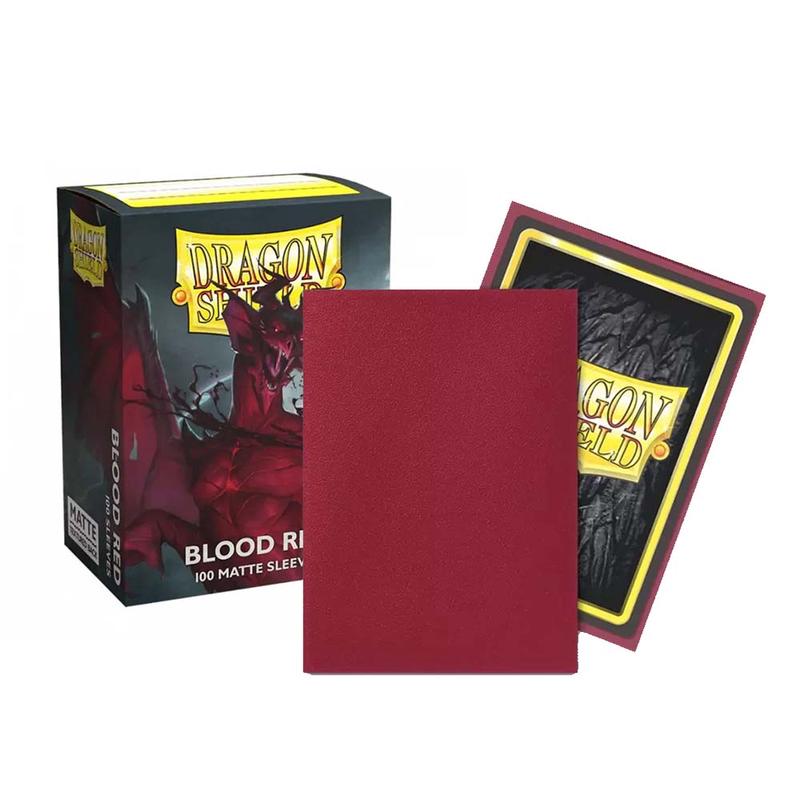 Dragon Shield AT-11050 Sleeves (100) Blood Red Matte