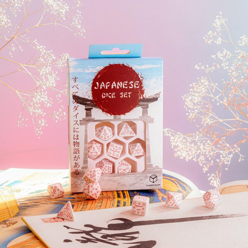 Q Workshop SKAN01 Japanese Dice Set: Cherry Blossoms Petals