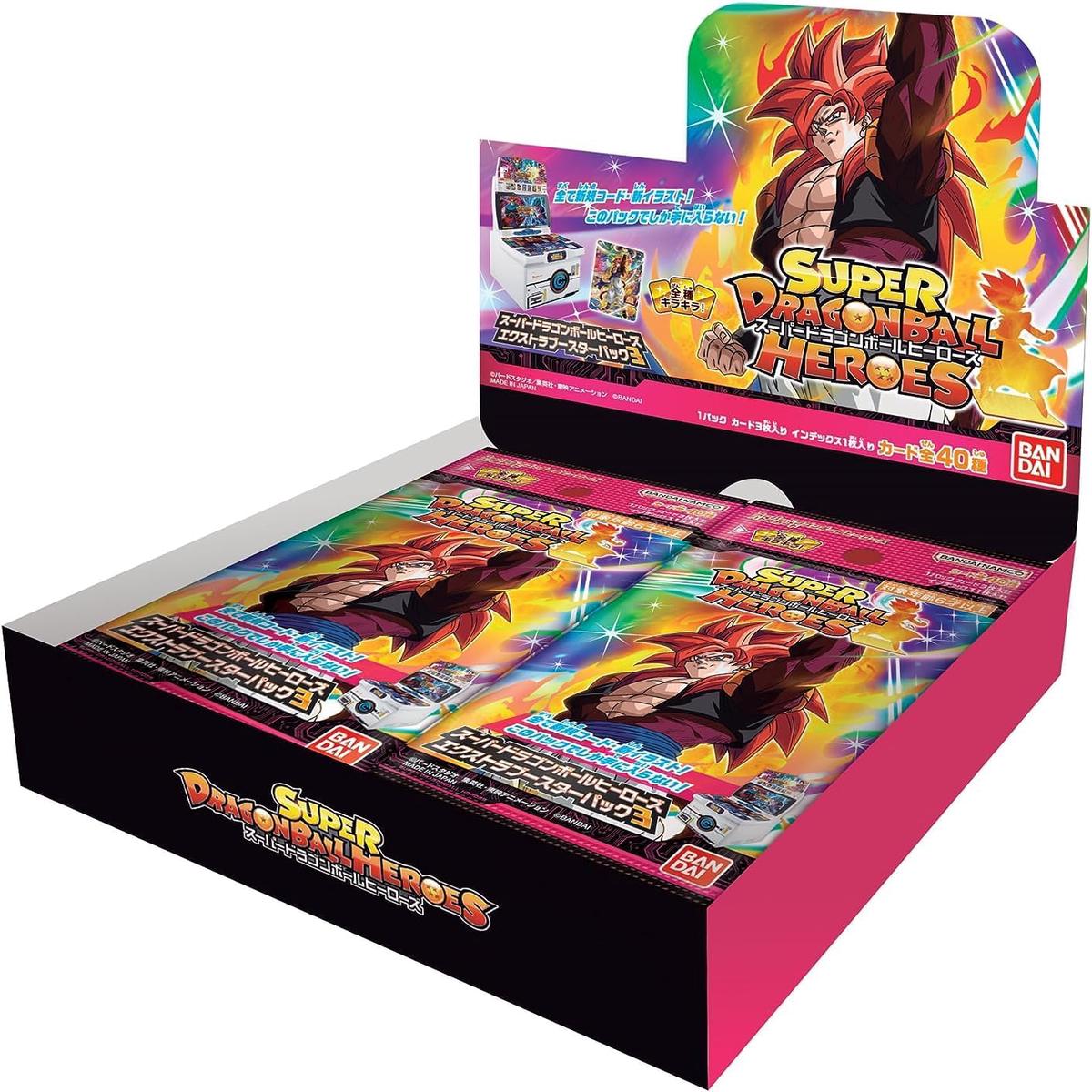 Super Dragon Ball Heroes Trading Card Game - Extra Booster - Pack 3 - Japanese Version