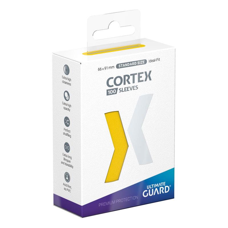 Ultimate Guard Cortex Sleeves Standard Size Yellow (100) Ultimate Guard
