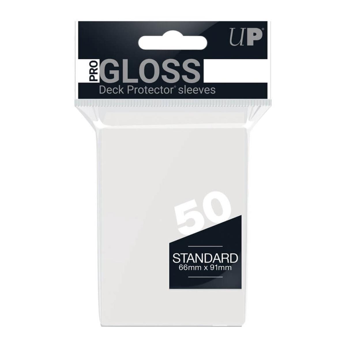 Ultra Pro Pro-Gloss Standard Deck Protector Sleeves 50 pack (Clear)