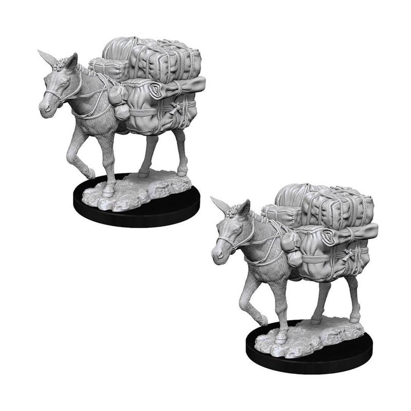 WizKids 73552 Deep Cuts Unpainted Miniatures: Pack Mule
