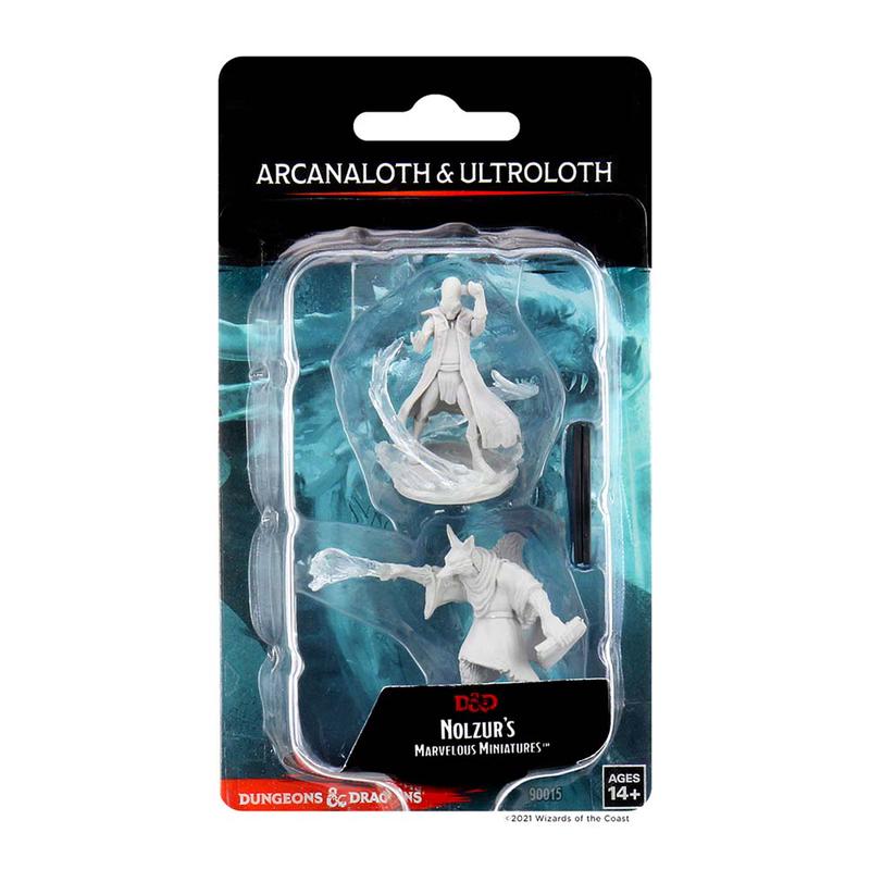 WizKids 90015 D&D Nolzurs Marvelous Miniatures Arcanaloth & Ultroloth
