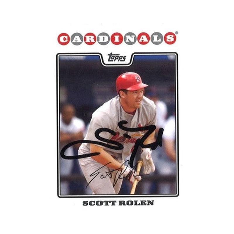 2008 Topps Scott Rolen Autograph (CX Auth)