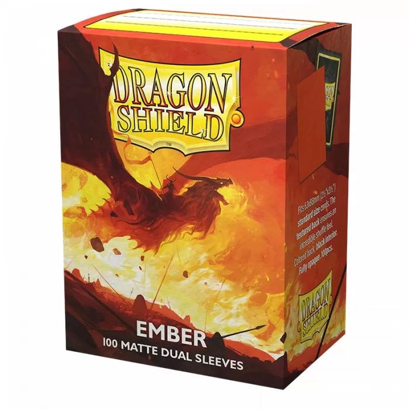 Dragon Shield AT-15054 Sleeves (100) Dual Matte Ember
